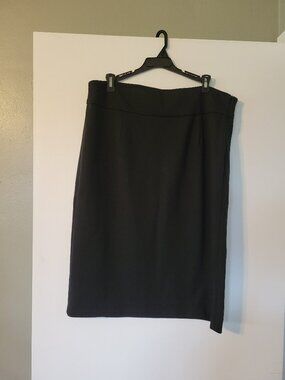 Women's Plus Size Knit Pencil Skirt